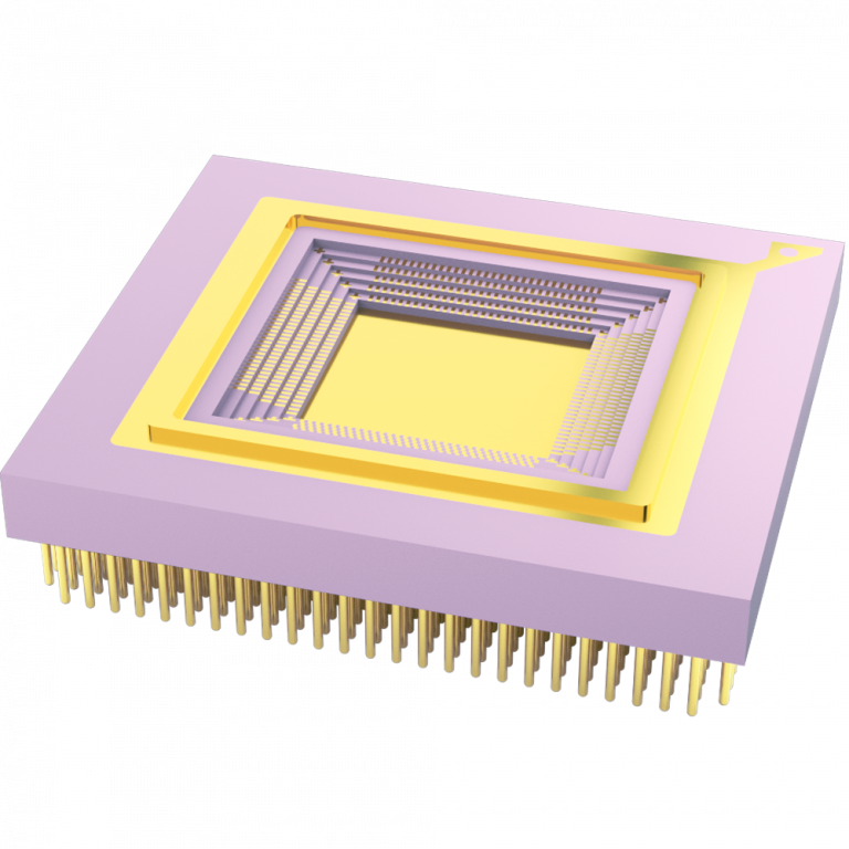 Металлокерамический 602-выводной корпус ИДЯУ.301176.039  (PGA-типа), с матричным расположением выводов